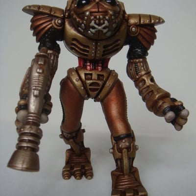 Custom painted toad borg