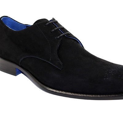 New handmade franco men’s diego black suede oxfords shoes