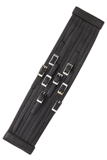 Six Rows of Buckles Belt
