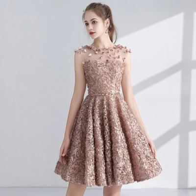 Elegant sleeveless cocktail party dress - Thumbnail 4
