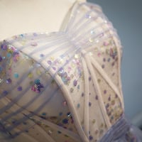 Cute tulle sweetheart neck short prom dress, party dress - Thumbnail 2