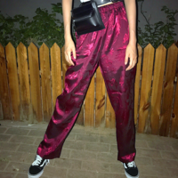Free Shipping-DRAGON SATIN PANTS - Thumbnail 1