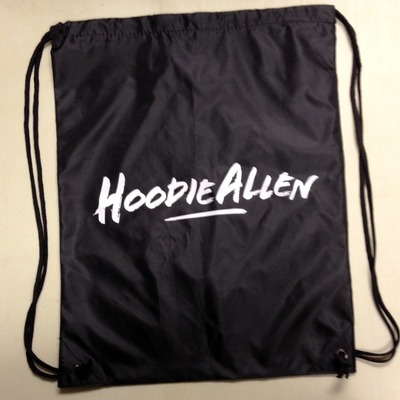 Hoodie allen black cinch bag