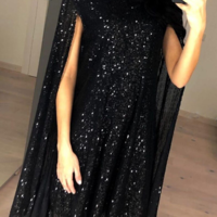 Sequined Party Midi Dress - Thumbnail 3
