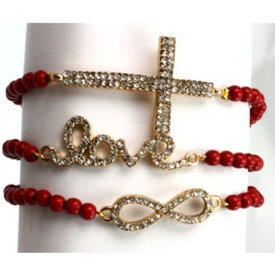 Cross, "love" & infinity set - Thumbnail 4