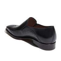 Handmade Men Black Formal Shoes, Black Moccasins Shoes, Leather Shoes - Thumbnail 1