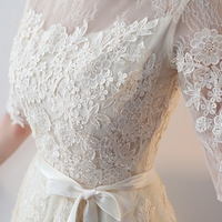 Cute lace short prom dress hoco dress - Thumbnail 2