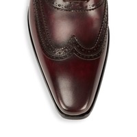 Handmade Men Wing Tip Brogue Shoes, Formal Leather Shoes,Dress Shoes - Thumbnail 1