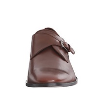 Handmade Monk Strap Shoes For Men, Brown Dress Shoes For , Shoes - Thumbnail 3