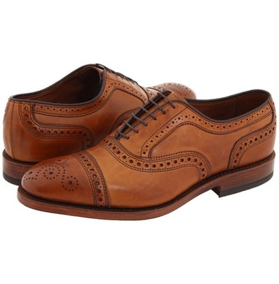 Handmade Oxford Brogue Style Shoes, Men Leather Shoes, Tan Leather Shoe