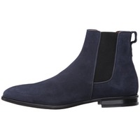 Handmade Navy Blue Chelsea Boots, Suede Leather Boot For Men, Boots - Thumbnail 1
