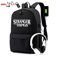 Stranger Things Water Proof  Backpack School Bag - Thumbnail 2