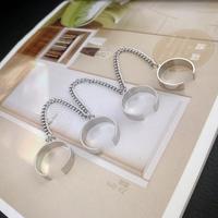 4-FINGERS CHAINED RINGS - Thumbnail 3