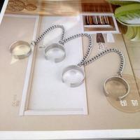 4-FINGERS CHAINED RINGS - Thumbnail 4