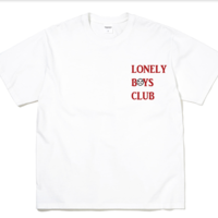 Free Shipping-LONELY BOYS CLUB TEE - Thumbnail 1