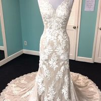 Beautiful Lace Mermaid Cheap Wedding Dresses - Thumbnail 1