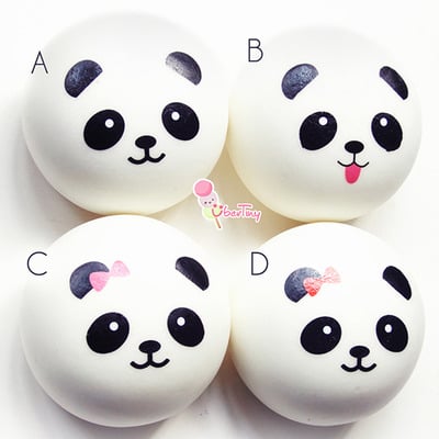 10cm jumbo panda squishy bun