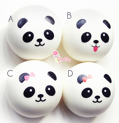 10cm Jumbo Panda Squishy Bun