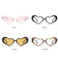 Clear Lens Heart-shaped Sunglasses  - Thumbnail 1