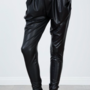 Faux Leather Harem Pants-1
