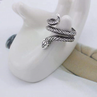 Adjustable Vintage Snake Ring - Thumbnail 2