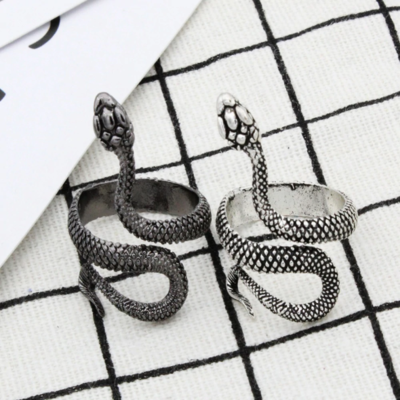 Adjustable vintage snake ring - Thumbnail 3