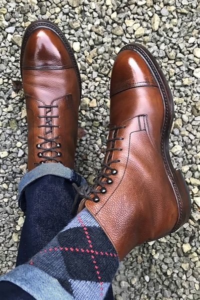 New Handmade brown tan ankle leather boots, Men lace up boots, Stylish casual ankle boot