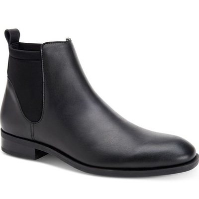 Handmade men black chelsea boots, men ankle boots, men leather boots - Thumbnail 4