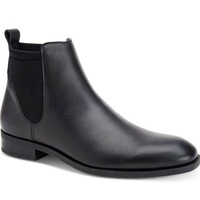 Handmade Men Black Chelsea boots, Men ankle boots, Men leather boots - Thumbnail 4