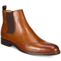  Handmade Men Tan Brown Chelsea boots, Men ankle boots, Men leather boots - Thumbnail 1