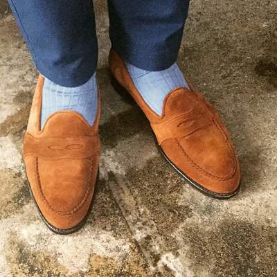 Best Handmade Men's Tan Loafers Leather Moccasin Dress Formal Shoes For Men