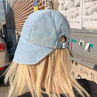 Free Shipping-DENIM BUCKET HAT - Thumbnail 2