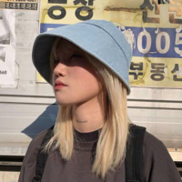 Free Shipping-DENIM BUCKET HAT - Thumbnail 3