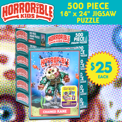 Horrorible kids - chained kane jigsaw puzzle