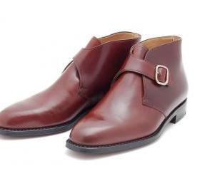 New Men's Handmade chukka monk ankle boots Custom Dress boots for men