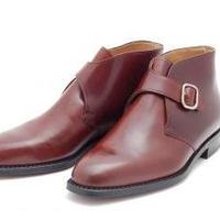 New Men's Handmade chukka monk ankle boots Custom Dress boots for men - Thumbnail 4