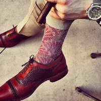  Men's Handmade Bespoke Luxury Leather Shoes with Unique Braided Laces - Thumbnail 1