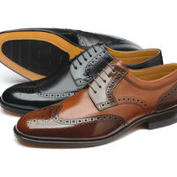  Handmade Leather Dress Shoes Mens Oxford Custom Grade - Thumbnail 4