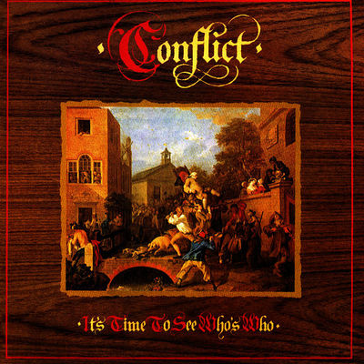 Conflict "its time to see who's who" lp