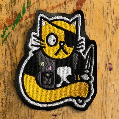 ONE EYE CAT orange patch 