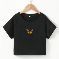 Free Shipping-BUTTERFLY CROP TOP - Thumbnail 4