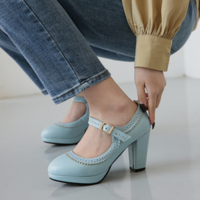 Cute High Heels Fashion Shoes - Thumbnail 1