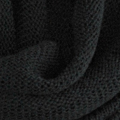 Black knitted infinity scarf