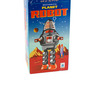 Retro Tin Planet Robot Collectible - Red or Black-1