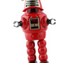 Retro Tin Planet Robot Collectible - Red or Black-3