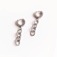 CHUNKY CHAIN EARRINGS  - Thumbnail 2