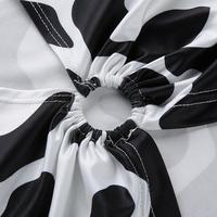 COW HOLLOW RING LAPEL TOP - Thumbnail 4