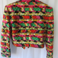 Uptown Designer Crop Jacket. Rickie Freeman for Teri Jon. As seen on TV Personality Lala Vazquez - Thumbnail 2