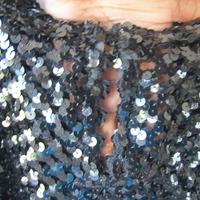 Vntg Black Sequins Tank - Thumbnail 2