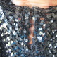 Vntg Black Sequins Tank-2